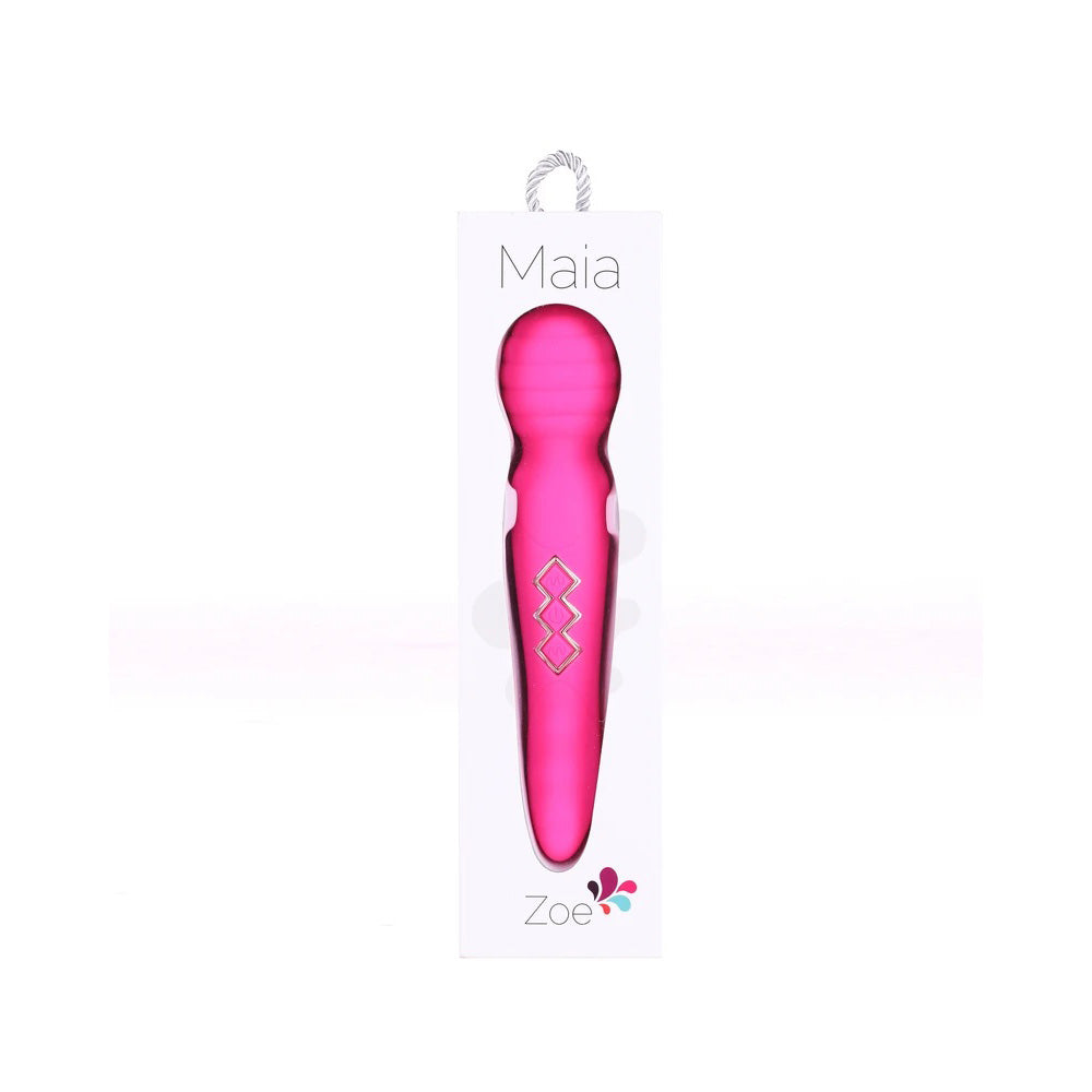 Zoe Twistty Rechargable Dual Vibrating Wand Hot Pink | 5060311472953 | Available at EroticWarehouse.com