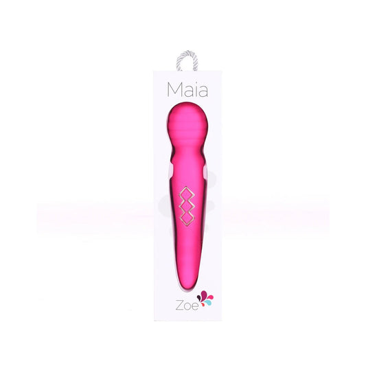 Zoe Twistty Rechargable Dual Vibrating Wand Hot Pink | 5060311472953 | Available at EroticWarehouse.com
