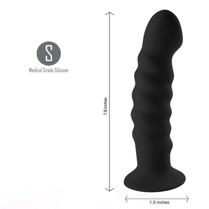 Kendall Silicone Dong Black | 5060311473110 | Available at EroticWarehouse.com