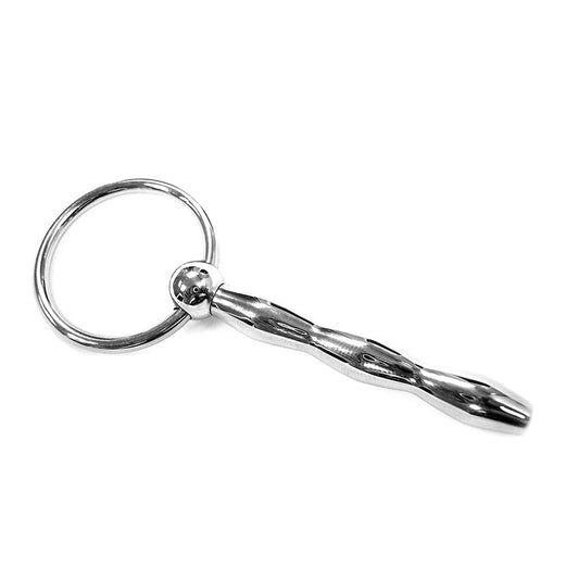 Stainless Steel Ribbed Urethral Probe | 5060404815155 | Available at EroticWarehouse.com