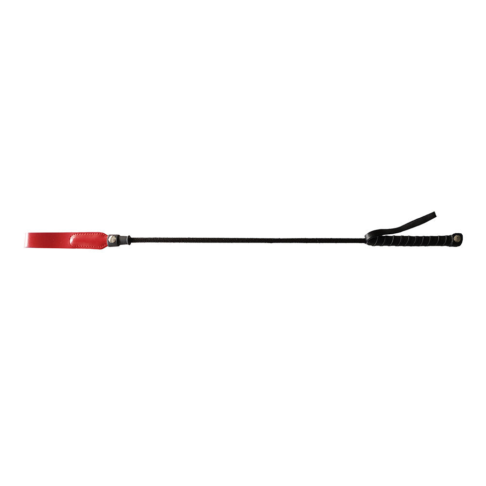 Long Riding Crop Slim Tip 24" Red | 5060404819030 | Available at EroticWarehouse.com