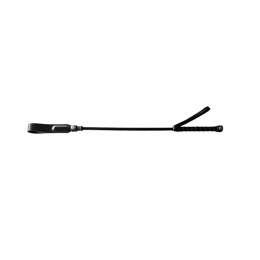 Short Riding Crop Slim Tip 20" Black | 5060404819078 | Available at EroticWarehouse.com