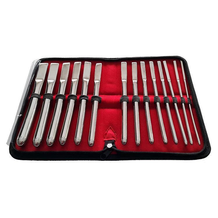 Stainless Steel Hegar Uterine 14 Piece Dilator Set | 5060404819764 | Available at EroticWarehouse.com
