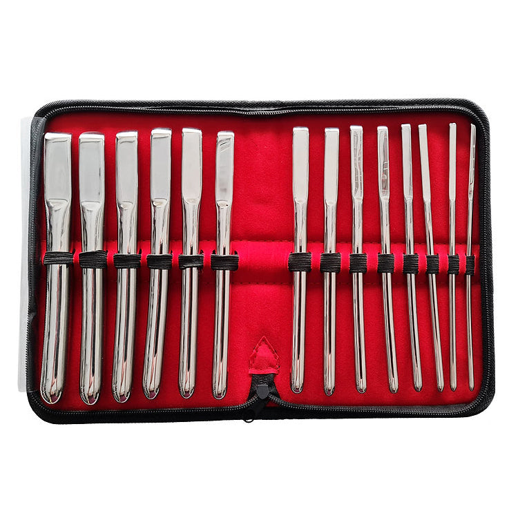 Stainless Steel Hegar Uterine 14 Piece Dilator Set | 5060404819764 | Available at EroticWarehouse.com