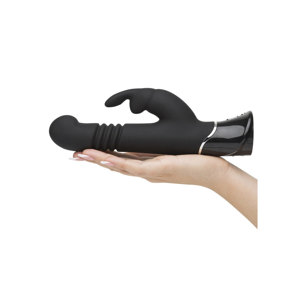 Fifty Shades Of Grey Greedy Girl Rechargeable Thrusting G-Spot Rabbit Vibrator | 5060680311167 | Available at EroticWarehouse.com