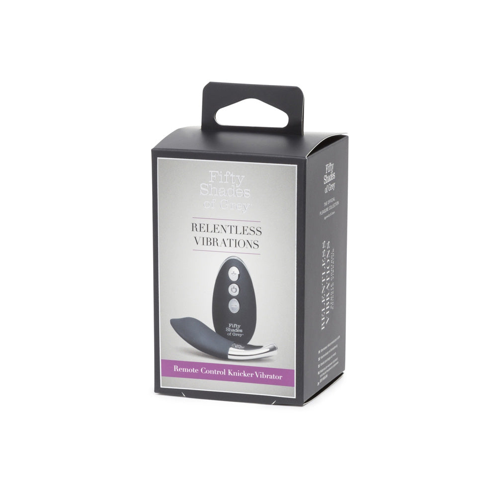 Fifty Shades Of Grey Relentless Vibrations Remote Control Panty Vibe | 5060680311204 | Available at EroticWarehouse.com