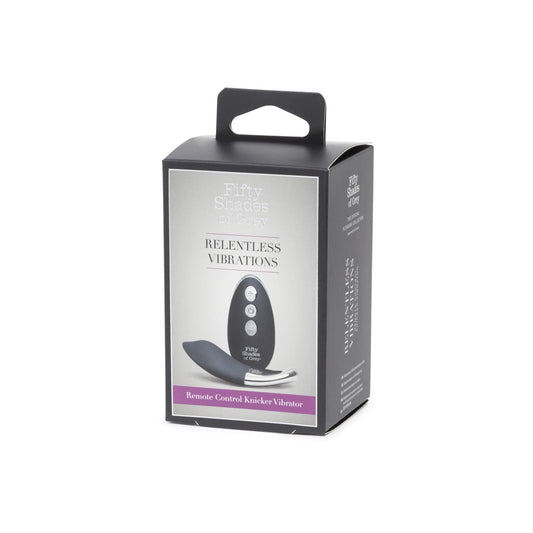 Fifty Shades Of Grey Relentless Vibrations Remote Control Panty Vibe | 5060680311204 | Available at EroticWarehouse.com