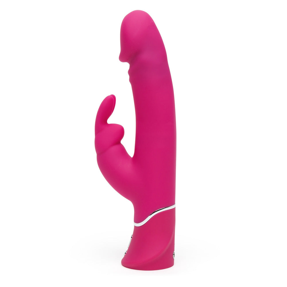 Happy Rabbit Realistic Dual Density Rabbit Vibrator Pink | 5060680318517 | Available at EroticWarehouse.com