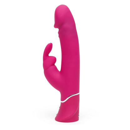 Happy Rabbit Realistic Dual Density Rabbit Vibrator Pink | 5060680318517 | Available at EroticWarehouse.com