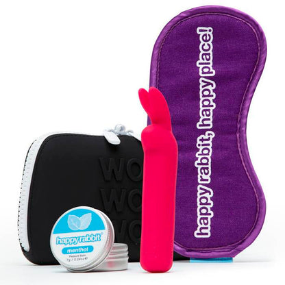 Happy Rabbit Clitoral Pleasure Kit 4 Piece Black | 5060779239761 | Available at EroticWarehouse.com