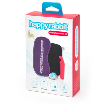 Happy Rabbit Clitoral Pleasure Kit 4 Piece Black | 5060779239761 | Available at EroticWarehouse.com