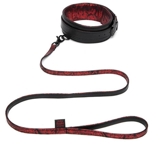 Fifty Shades Of Grey Sweet Anticipation Collar & Lead | 5060897575048 | Available at EroticWarehouse.com