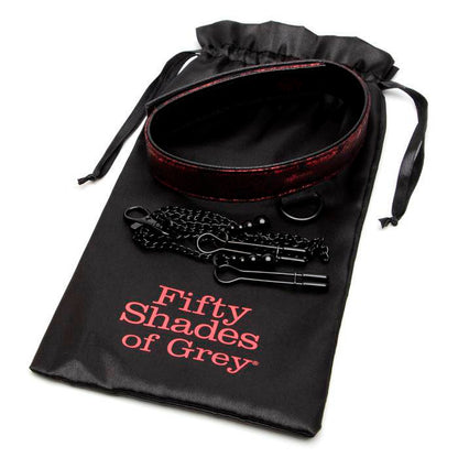 Fifty Shades Of Grey Sweet Anticipation Collar Nipple Clamps | 5060897575055 | Available at EroticWarehouse.com