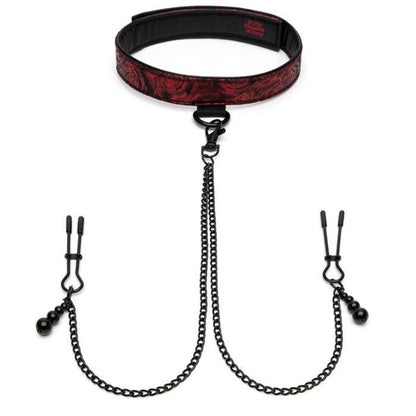 Fifty Shades Of Grey Sweet Anticipation Collar Nipple Clamps | 5060897575055 | Available at EroticWarehouse.com