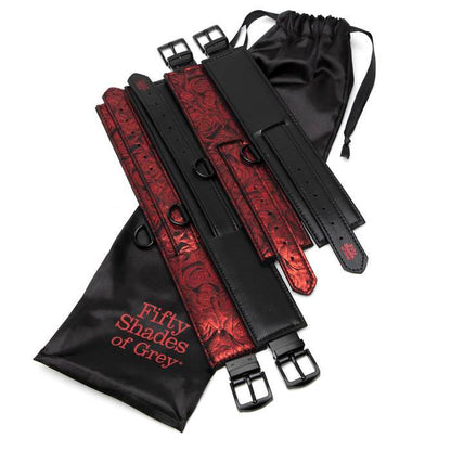 Fifty Shades Of Grey Sweet Anticipation Under Mattress Restraint Set | 5060897575086 | Available at EroticWarehouse.com