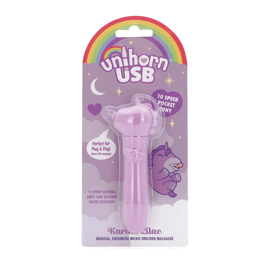 Unihorn USB Bullet Karma Lilac | 5061076320039 | Available at EroticWarehouse.com