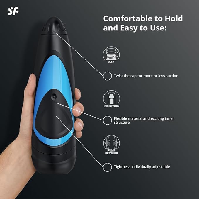 Satisfyer Men One Vibrating And Sucking Stroker | 4049369015887 | Available at EroticWarehouse.com