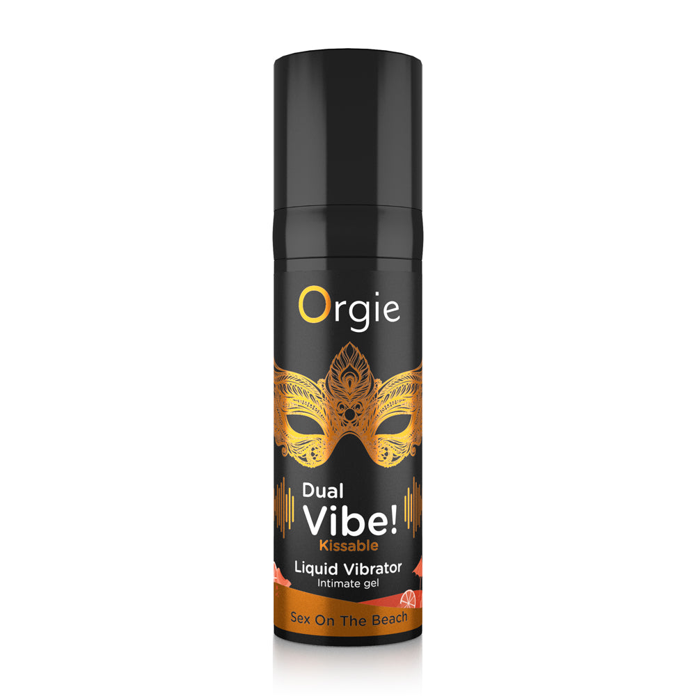 Orgie Dual Vibe Kissable Liquid Vibrator Sex On The Beach | 5600742917571 | Available at EroticWarehouse.com