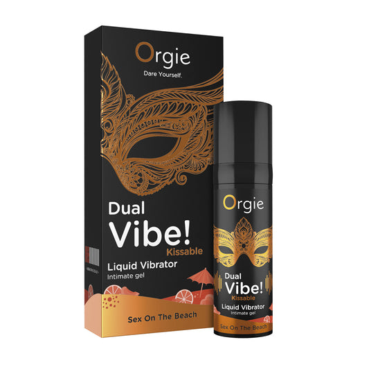 Orgie Dual Vibe Kissable Liquid Vibrator Sex On The Beach | 5600742917571 | Available at EroticWarehouse.com