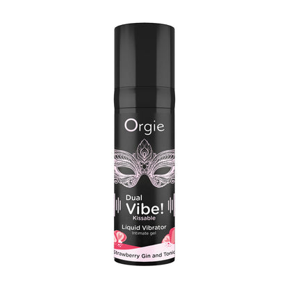 Orgie Dual Vibe Kissable Liquid Vibrator Strawberry Gin And Tonic | 5600742917595 | Available at EroticWarehouse.com