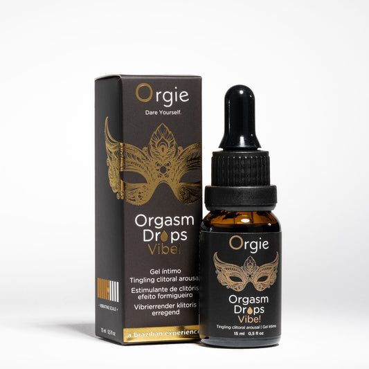 Orgie Orgasm Drops Vibe! Tingling Clitoral Arousal Serum | 5600742917656 | Available at EroticWarehouse.com