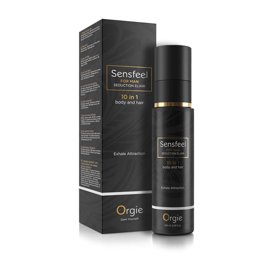 Orgie Sensfeel For Man Seduction Elixir 10-In-1 Body & Hair | 5600742917748 | Available at EroticWarehouse.com