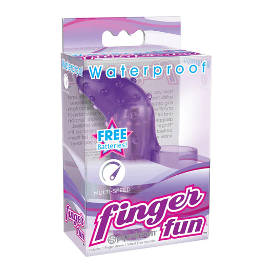 Waterproof Finger Fun Purple | 603912155280 | Available at EroticWarehouse.com
