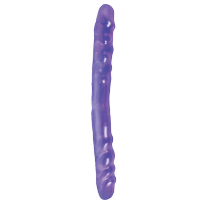 Basix Rubber Works 16" Double Dong Purple | 603912235326 | Available at EroticWarehouse.com