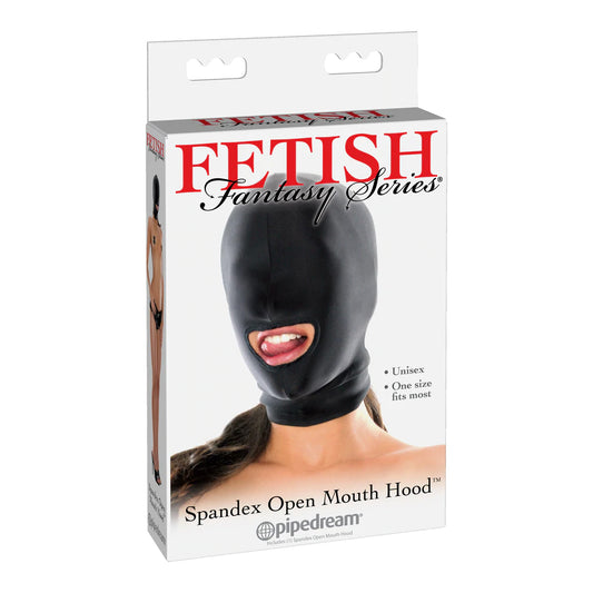 Fetish Fantasy Series Spandex Open Mouth Hood | 603912255430 | Available at EroticWarehouse.com