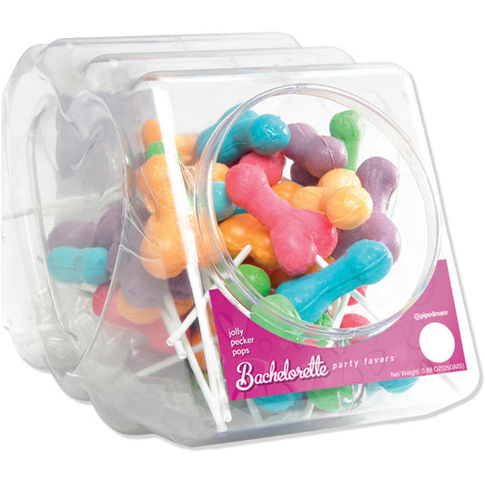 Bachelorette Party Favors Jolly Pecker Pops Display | 603912255867 | Available at EroticWarehouse.com