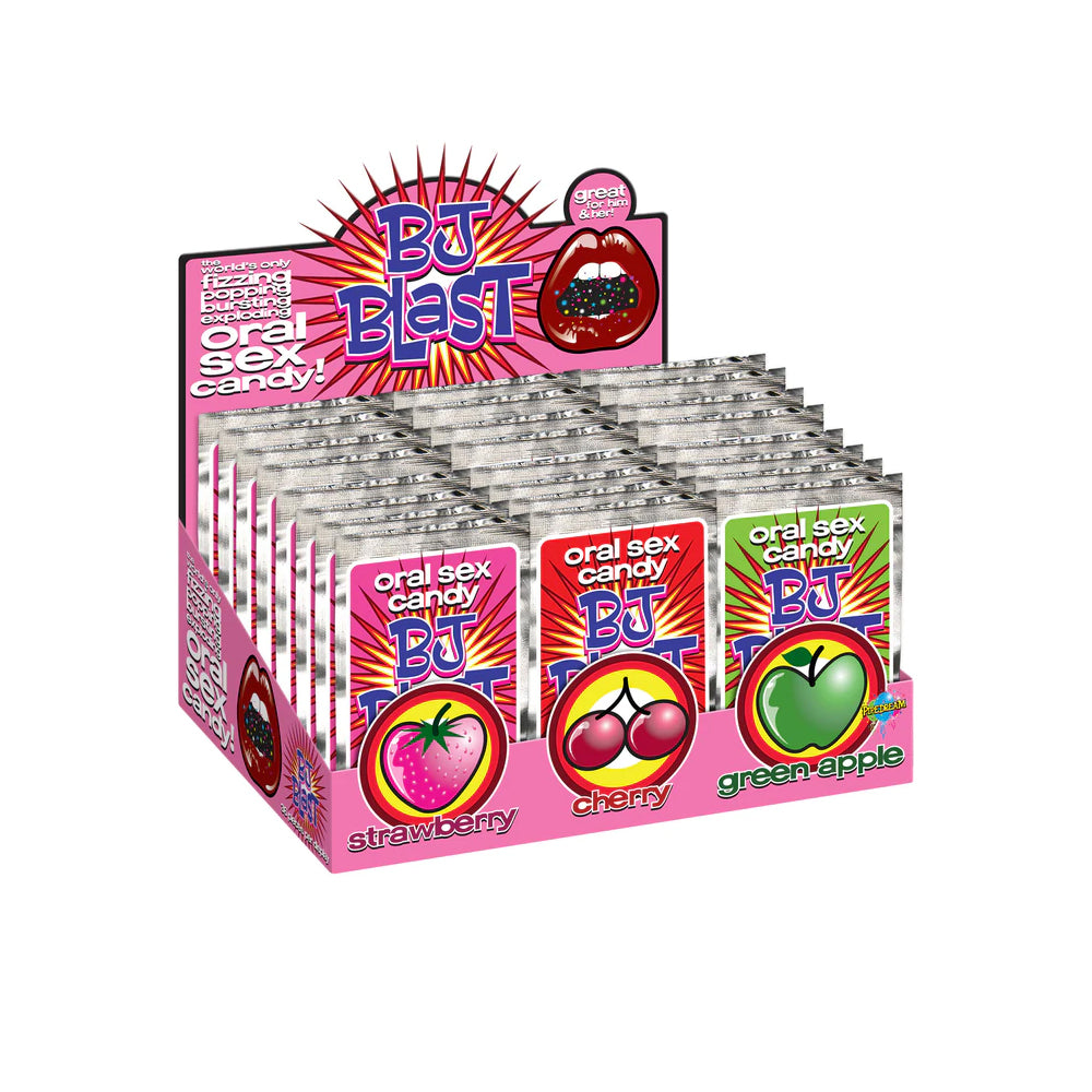 BJ Blast Strawberry, Cherry, and Green Apple (36/Display) | 603912262643 | Available at EroticWarehouse.com