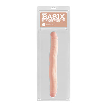 Basix Rubber Works 12" Double Dong Flesh | 603912265323 | Available at EroticWarehouse.com