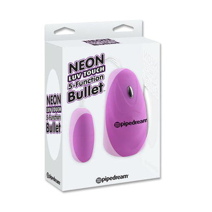 Neon Luv Touch 5 Function Bullet Purple | 603912274752 | Available at EroticWarehouse.com