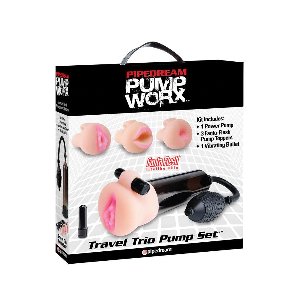 Pump Worx Travel Trio Pump Set | 603912294699 | Available at EroticWarehouse.com