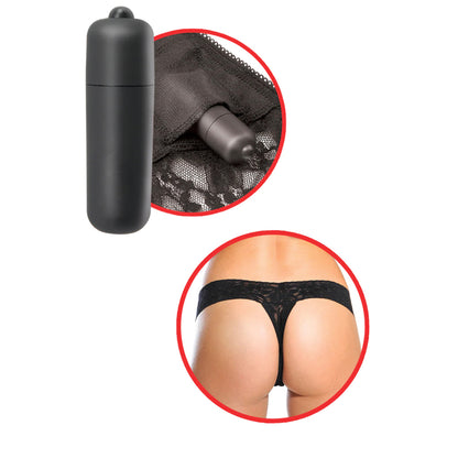 Fetish Fantasy Series Hanky Spank Me Vibrating Panties Black | 603912296624 | Available at EroticWarehouse.com