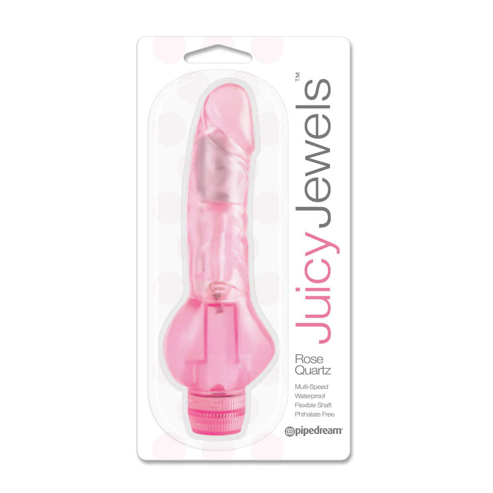 Juicy Jewels Rose Quartz Pink | 603912323375 | Available at EroticWarehouse.com