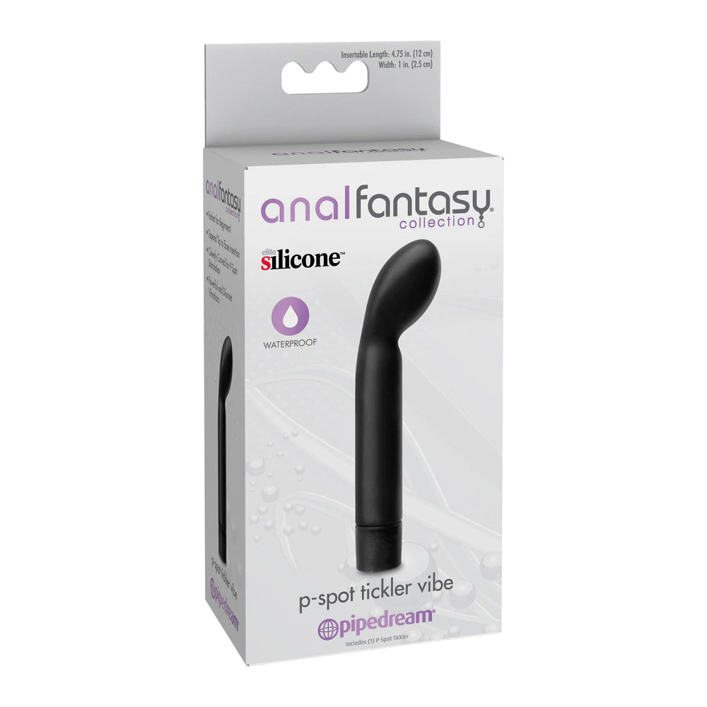 Anal Fantasy Collection P-Spot Tickler Vibe Black | 603912332247 | Available at EroticWarehouse.com
