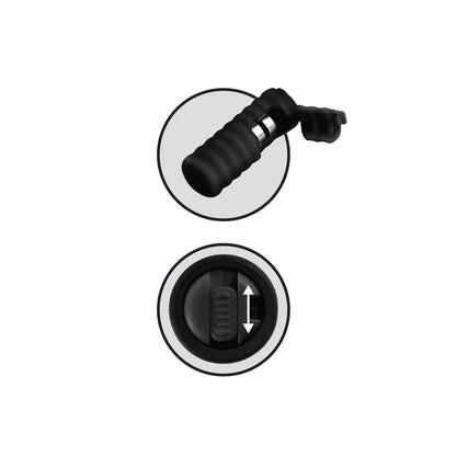 Fetish Fantasy Limited Edition Vibrating Silicone Nipple Lassos Black | 603912343427 | Available at EroticWarehouse.com