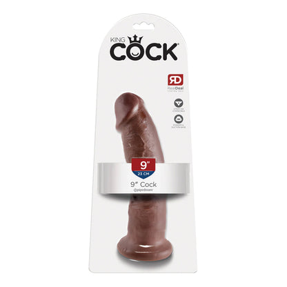 King Cock 9" Cock Brown | 603912349993 | Available at EroticWarehouse.com