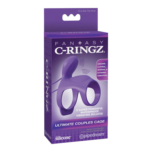 Fantasy C-Ringz Ultimate Couples Cage Purple | 603912358254 | Available at EroticWarehouse.com