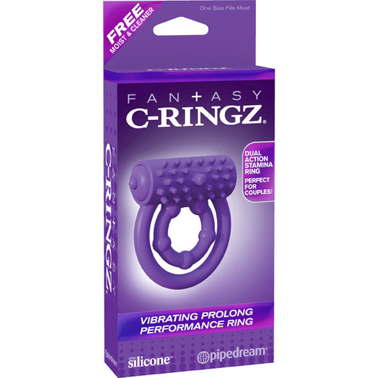 Fantasy C-Ringz Vibrating Prolong Performance Ring Purple | 603912358278 | Available at EroticWarehouse.com