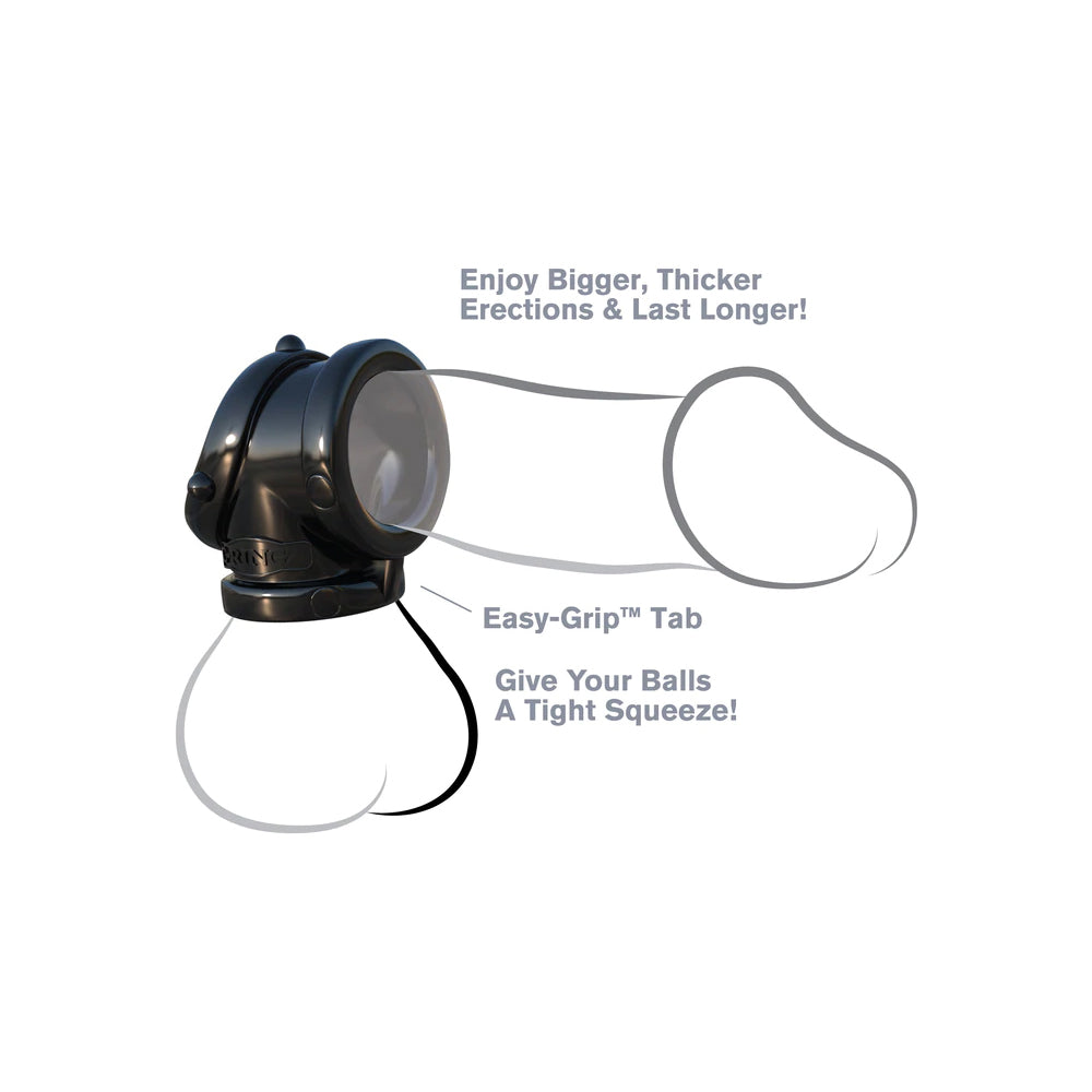 Fantasy C-Ringz Rock Hard Cock Pipe Black | 603912358575 | Available at EroticWarehouse.com