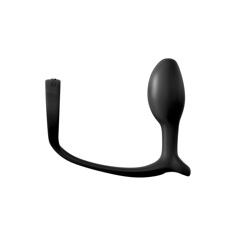 Anal Fantasy Collection Ass-Gasm Cockring Beginners Plug Black | 603912364170 | Available at EroticWarehouse.com