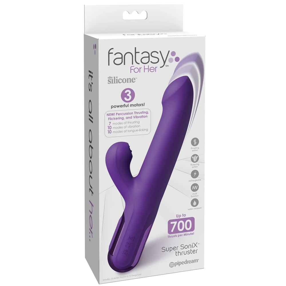 Fantasy For Her Pleasure Sucker Purple | 603912364729 | Available at EroticWarehouse.com