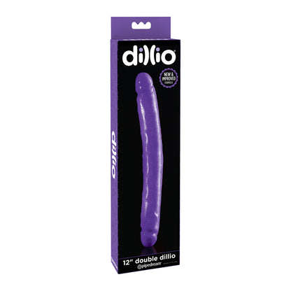 Dillio 12" Double Dillio Purple | 603912742336 | Available at EroticWarehouse.com
