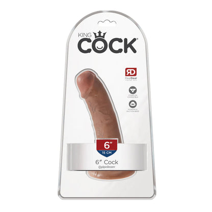 King Cock 6" Cock Tan | 603912746303 | Available at EroticWarehouse.com