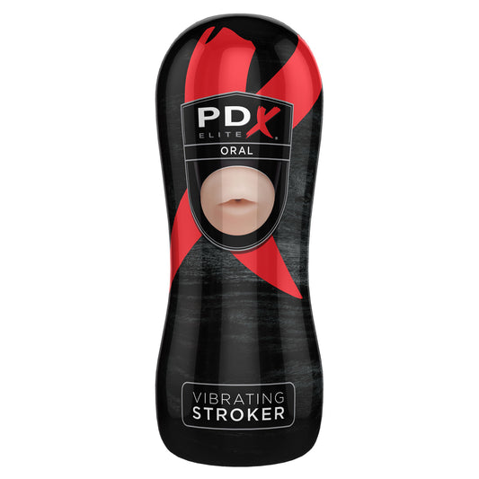 PDX Elite Vibrating Oral Stroker | 603912751451 | Available at EroticWarehouse.com