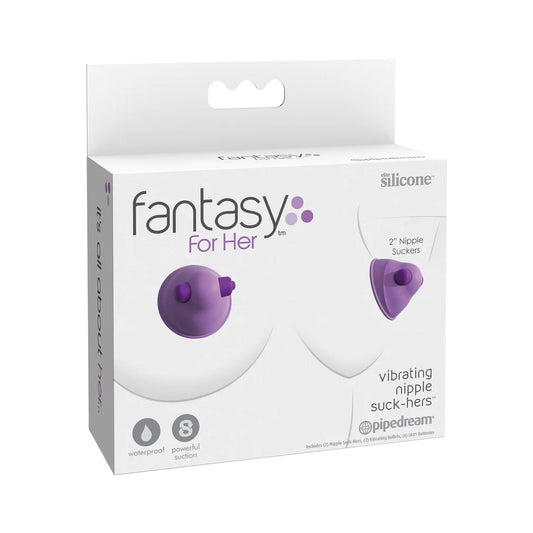 Fantasy For Her Vibrating Nipple Suck-Hers Purple | 603912752045 | Available at EroticWarehouse.com