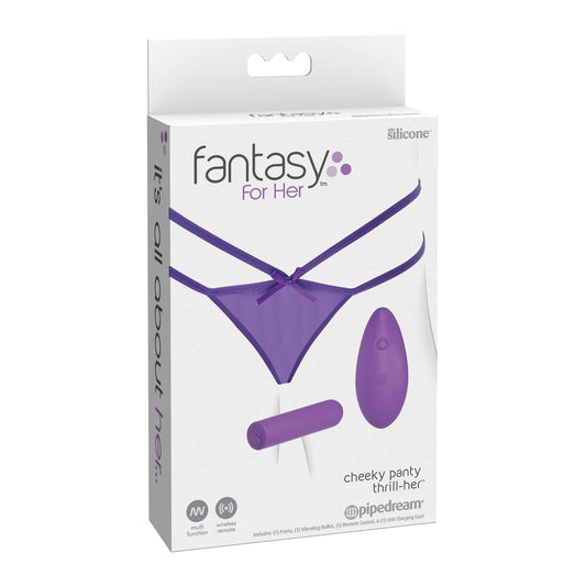 Fantasy For Her Cheeky Panty Thrill-Her Purple | 603912752168 | Available at EroticWarehouse.com