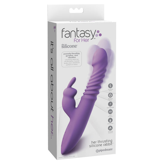 Fantasy For Her Her Thrusting Silicone Rabbit | 603912759679 | Available at EroticWarehouse.com
